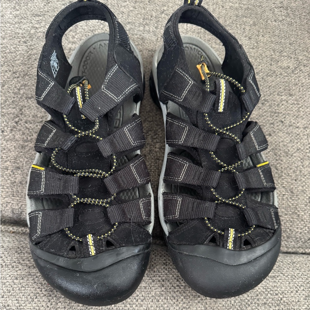 Keen Black and Yellow Outdoor Sandals